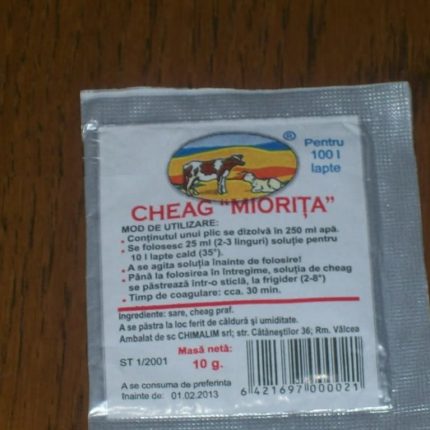 Cheag Miorita plic pentru 100 L lapte