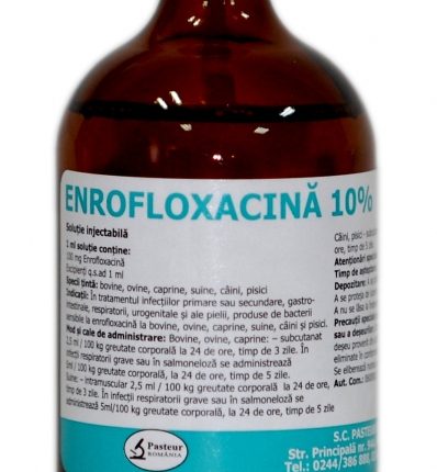 Enrofloxacina 10% Solutie Injectabila 100ml